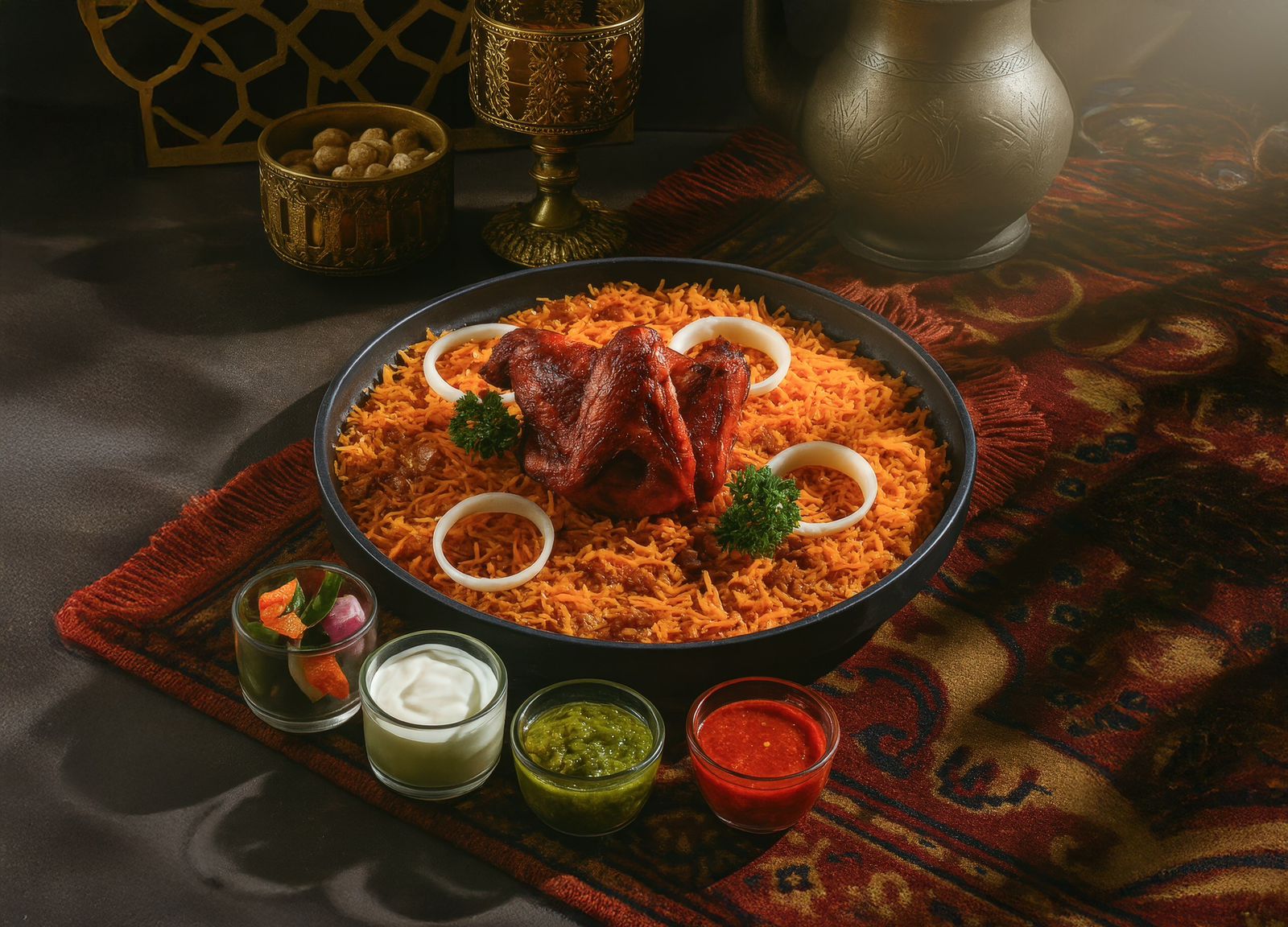 Nasi Kabsa Ayam Panggang